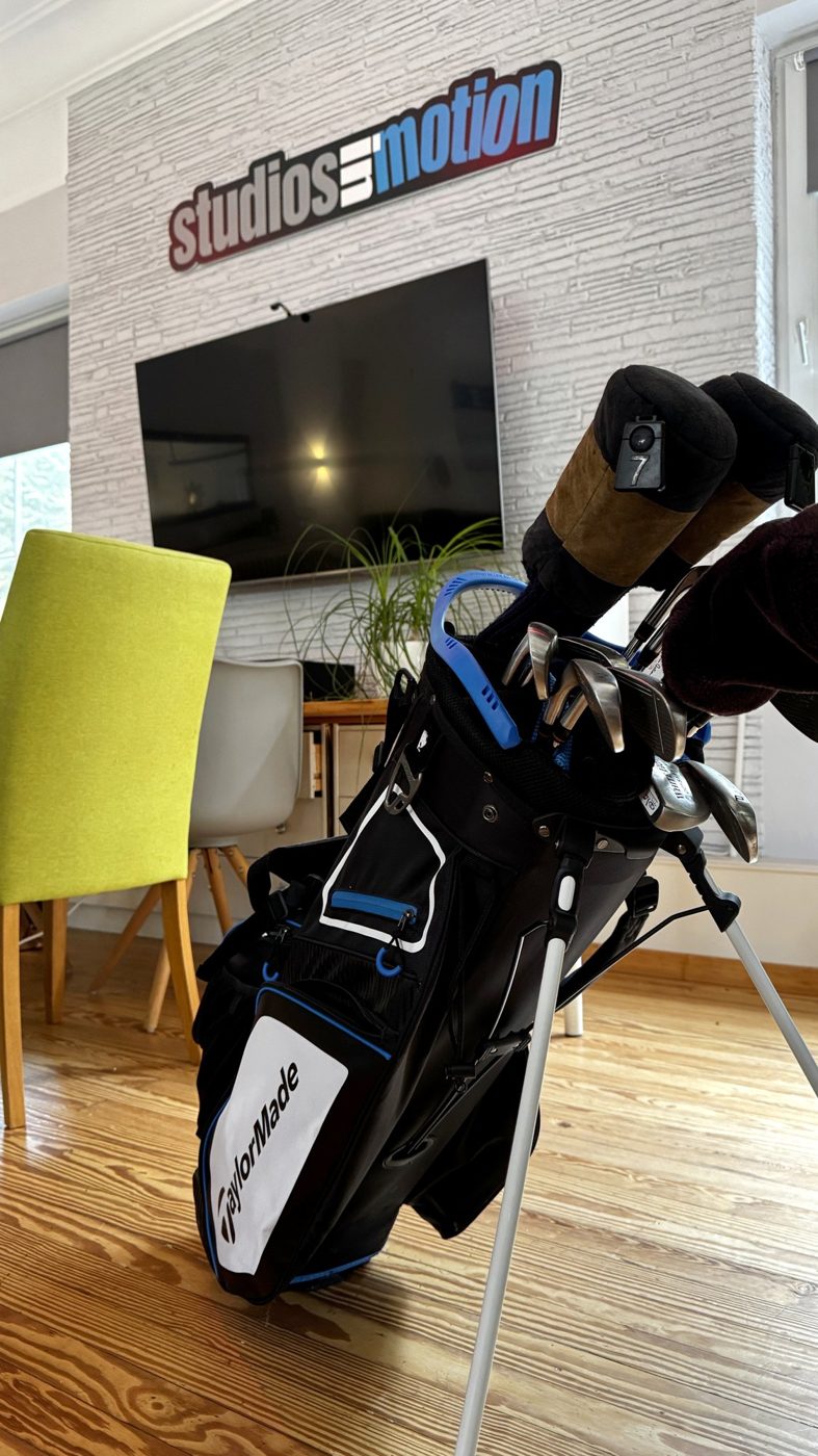 Golfbag in der Lounge – bearbeitet