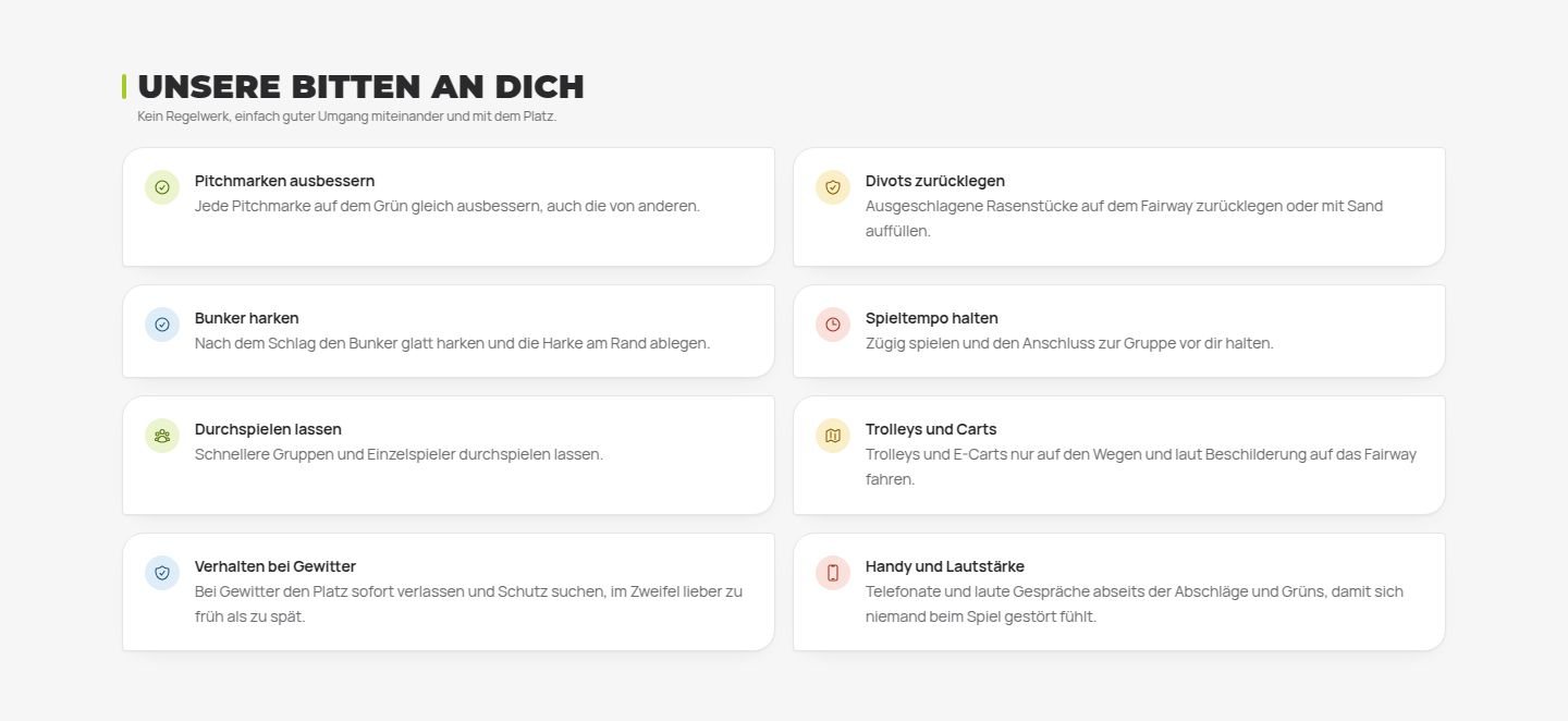 modern: Mitgliederbereich, Bitten an die Mitglieder, vorher