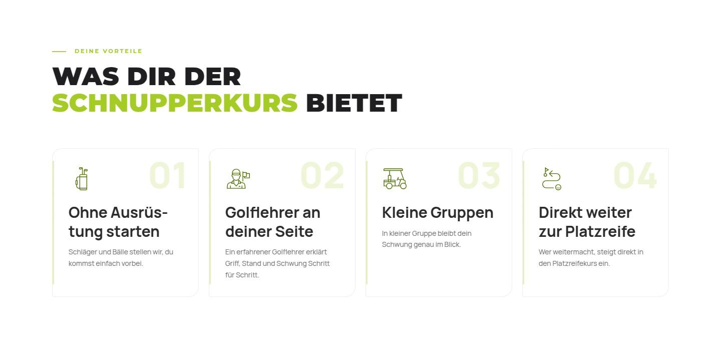 modern: Vorteile im Schnupperkurs, nachher