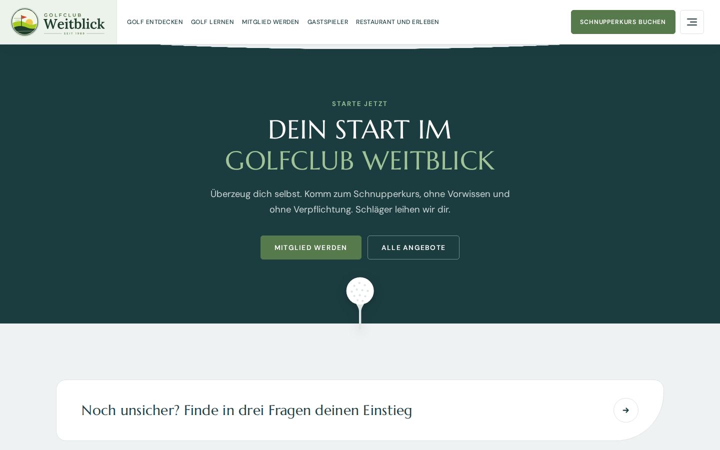 Abschluss-Band und Footer