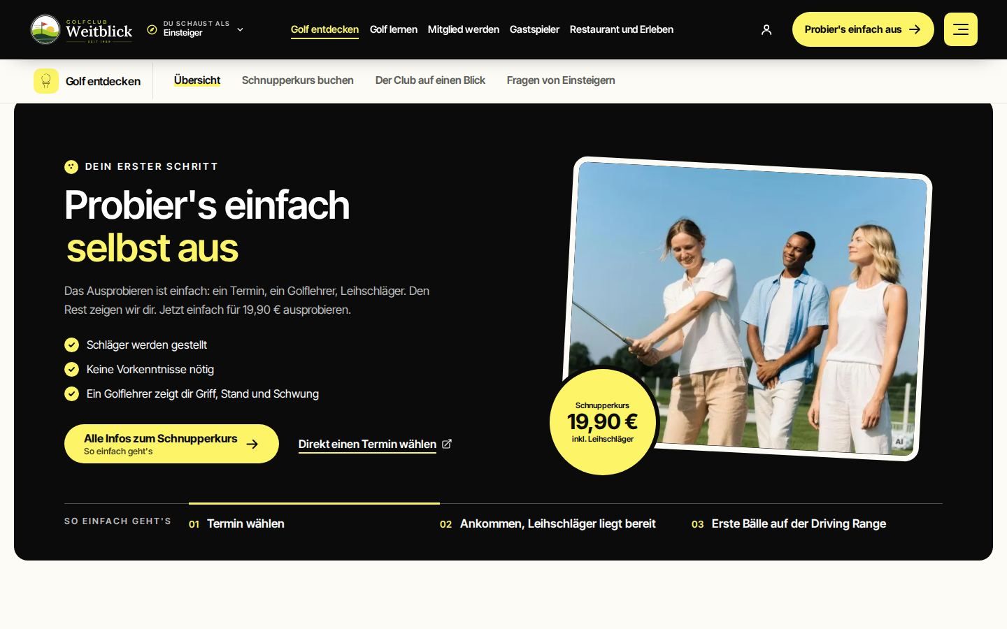Schnupperkurs-Bühne