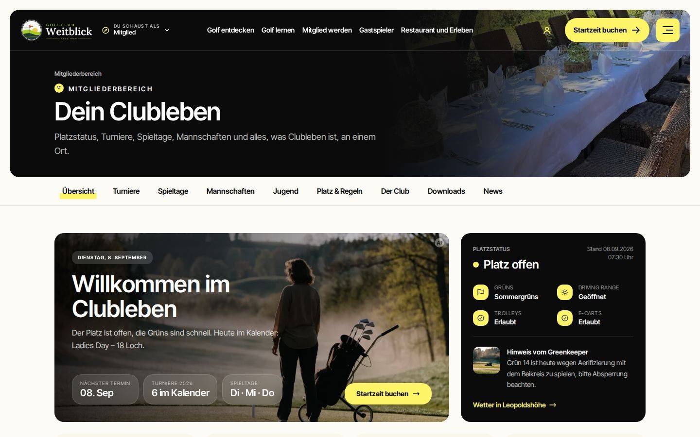 Mitgliederbereich