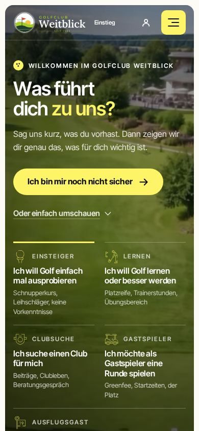 Handy: Frage-Bildschirm