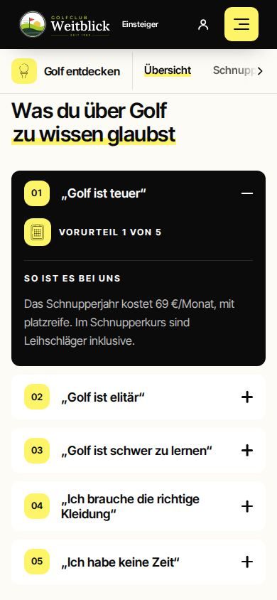 Handy: Fächer als Akkordeon