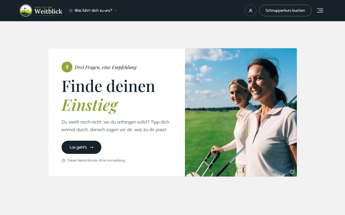 Mini-Beratung „Finde deinen Einstieg“