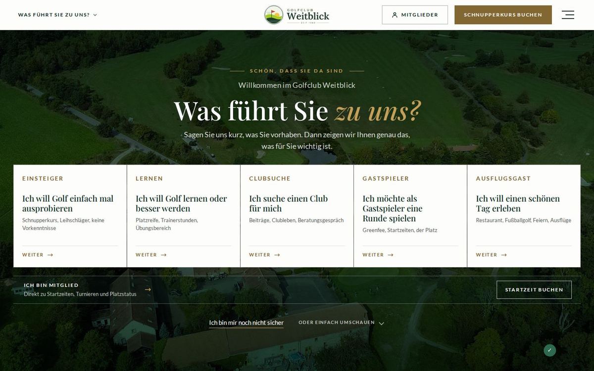 Startseite der Vorlage Klassik