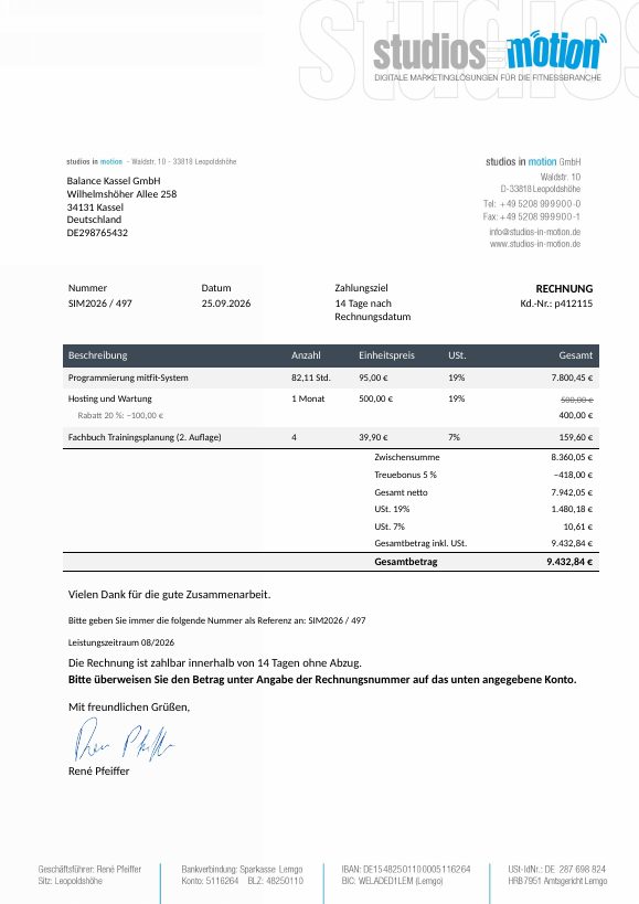 PDF Rechnung 497